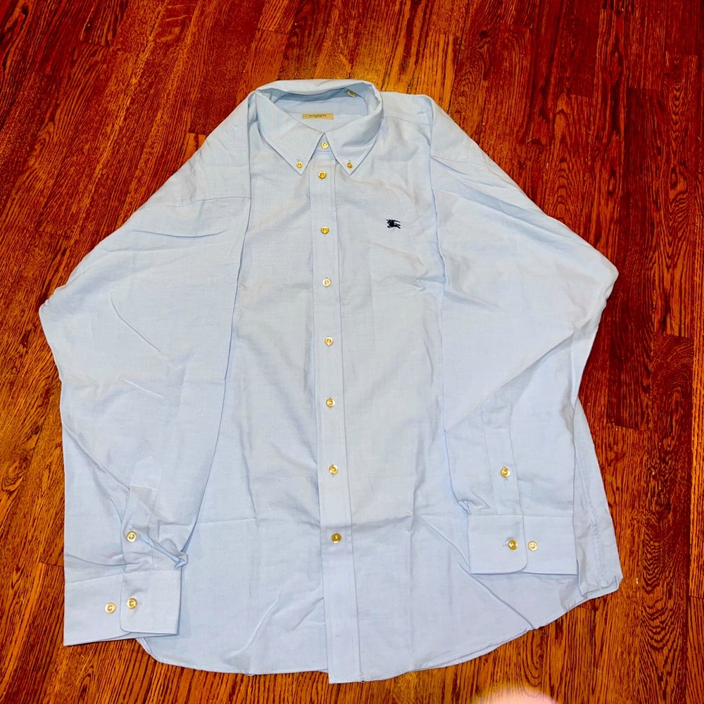Men BURBERRY button down dress shirt